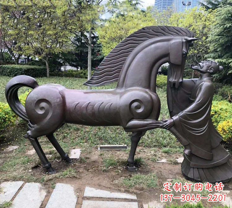 上海展现历史名人的铜雕雕塑