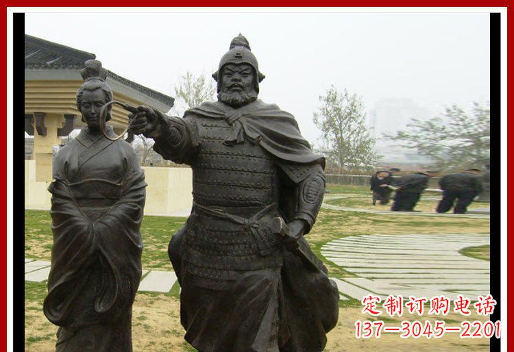 上海灵巧雄姿,威武将军铜雕塑