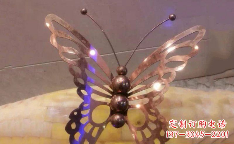 上海高品质不锈钢蝴蝶雕塑