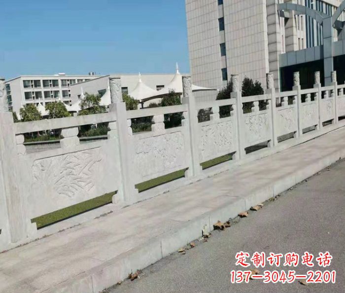 上海精美大理石浮雕栏板