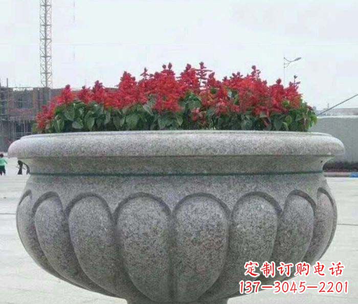 上海精美大理石花盆雕塑