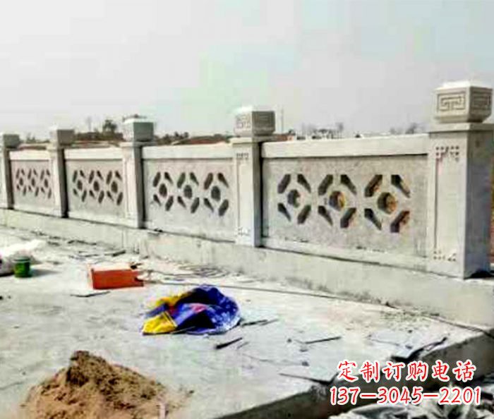 上海公园大理石栏板石雕