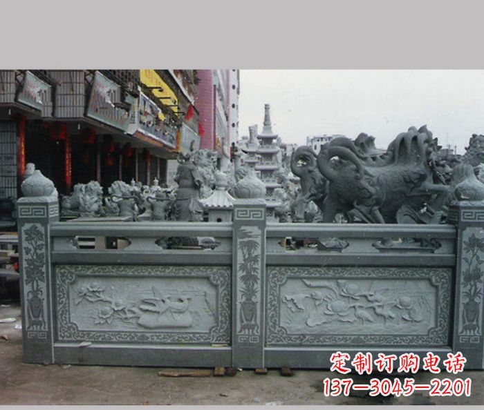 上海高档仿古石栏板雕塑