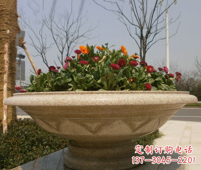 上海中领雕塑花盆石雕