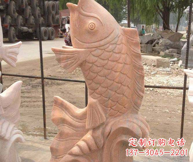上海红石喷泉雕塑,点亮公园景观