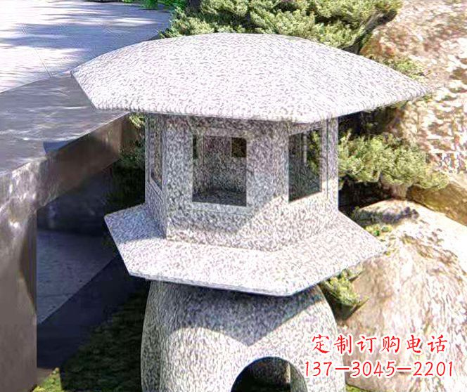 上海石头雕塑灯——点亮公园之美