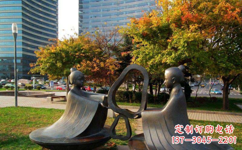 上海传承传统文化,精心打造精美孔融雕塑