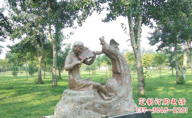上海艺术精美的凤凰雕塑