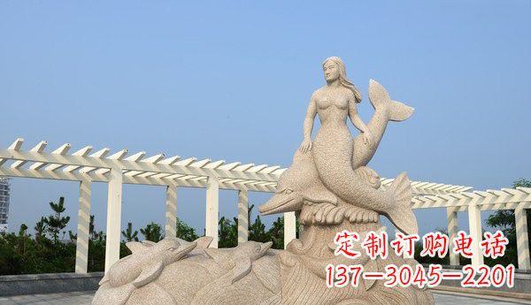 上海中领雕塑 | 精致海豚雕塑