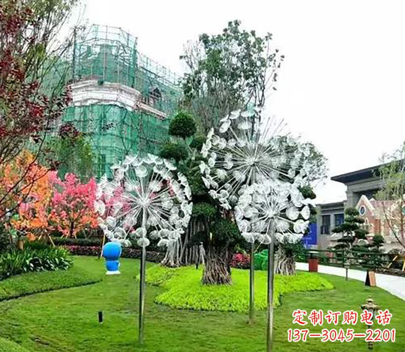 上海公园蒲公英雕塑