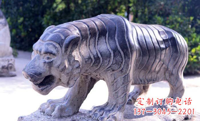 上海青石老虎雕塑——充满力量与美感的艺术品