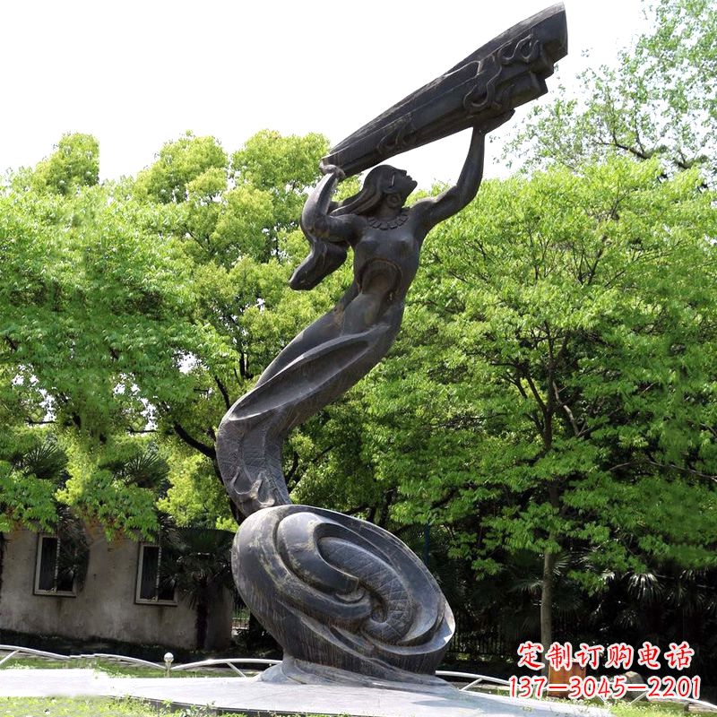 上海精致精美的女娲补天雕塑