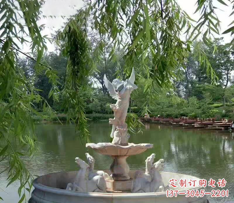 上海公园天使景观石雕