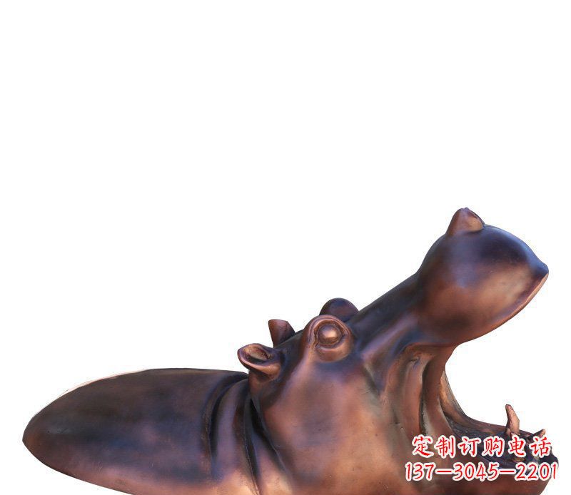 上海产品名称铜质河马雕塑