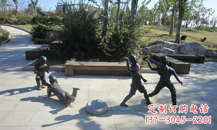 上海精美铜制儿童雕塑