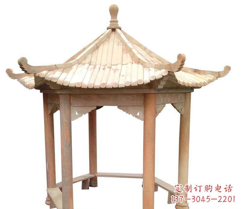 上海精美六角凉亭雕塑