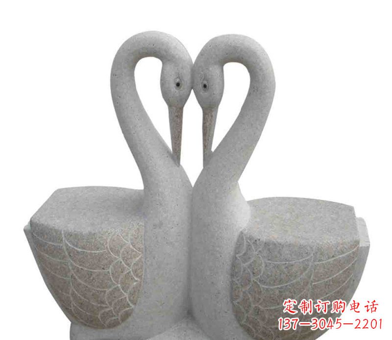 上海艺术级天鹅石雕
