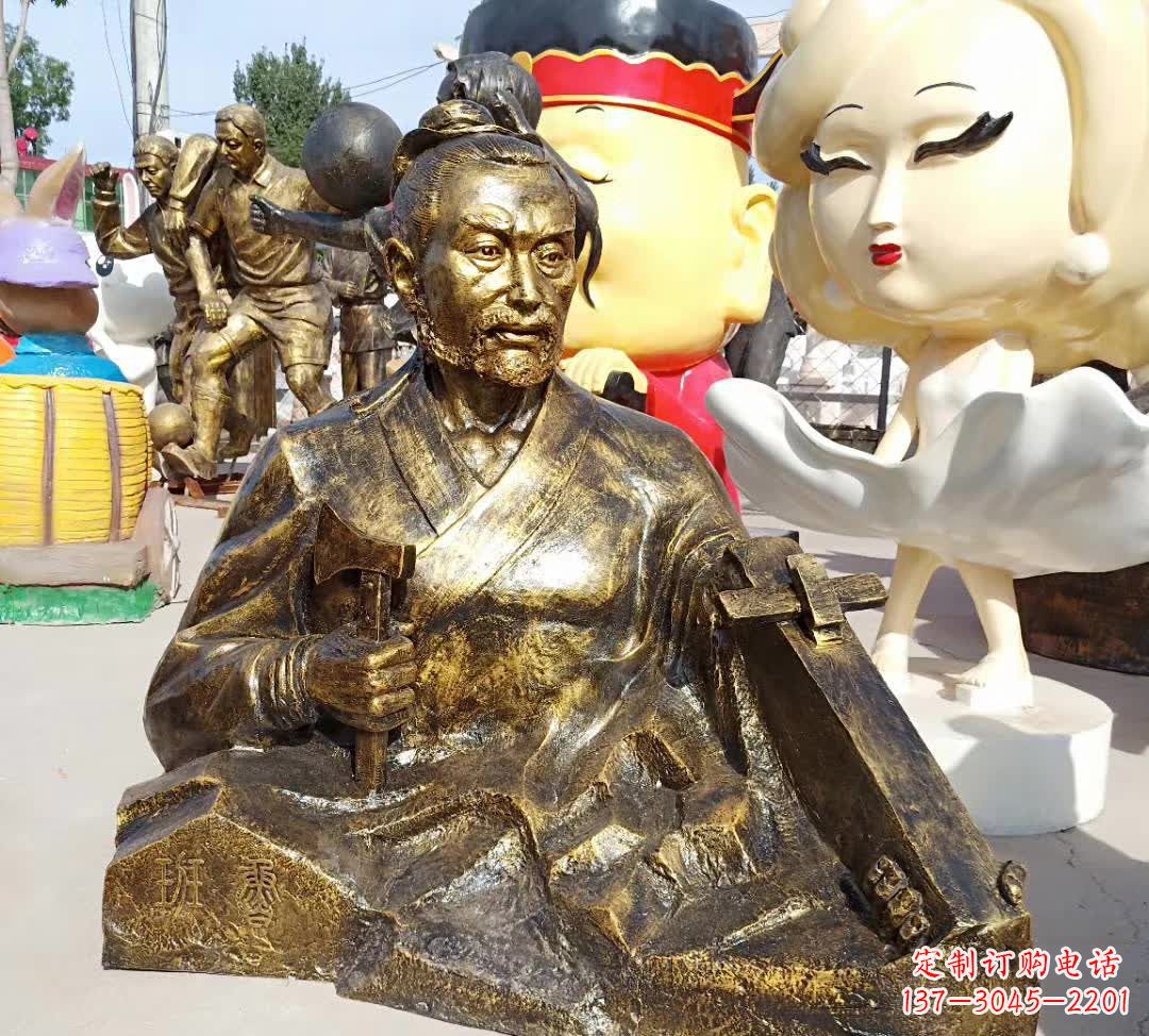 上海精美绝伦的鲁班铜雕,带您领略古典艺术美学
