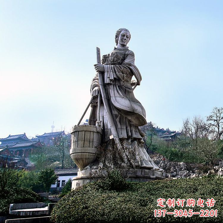 上海古代美女文姜景观雕塑
