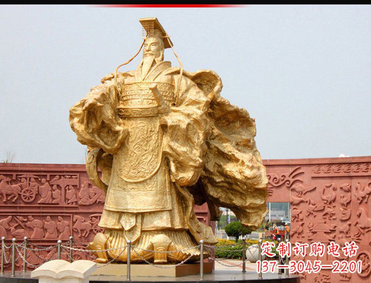 上海汉武帝铜雕,精致绝伦,彰显大汉尊贵
