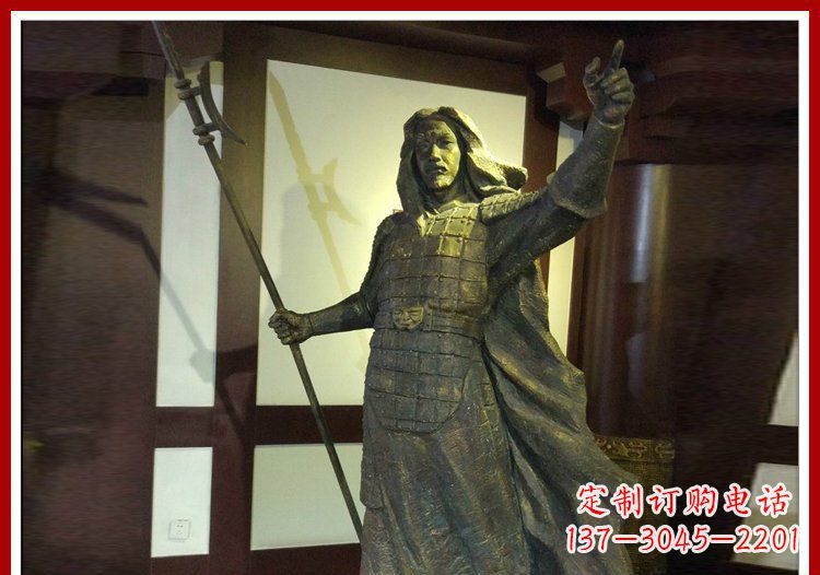 上海传神的古代名人雕塑