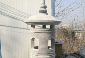 上海精美公园大理石石灯雕塑
