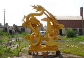 上海产品名称“象征吉祥，唤醒美好——中领雕塑铜雕龙凤呈祥”