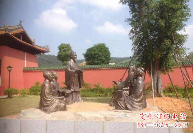 上海经典经典,传承孔子之魅力——孔子铜雕