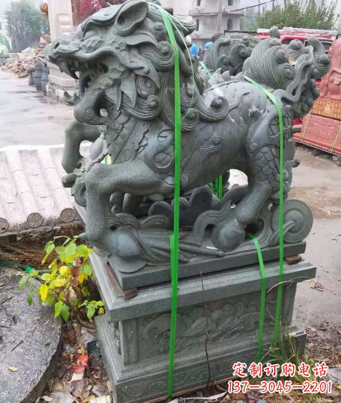 上海麒麟之美——灵动古典古朴的古代神兽石雕