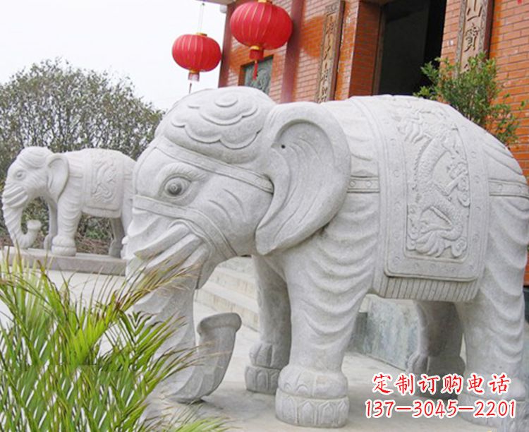 上海古代石雕大象