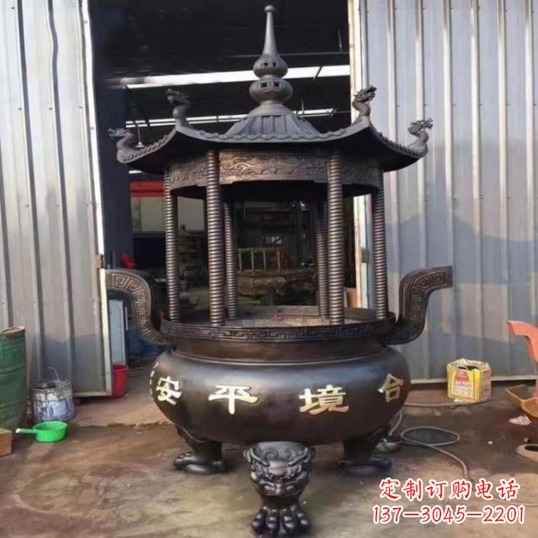 上海古代铜雕香炉