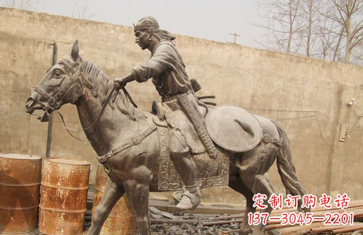 上海古代战马铜雕塑,为您定制灵动雄壮的艺术品