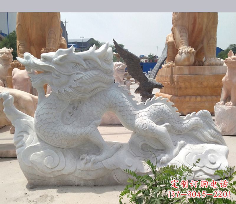 上海古代风格的动物石雕
