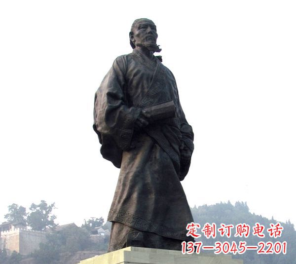 上海中领雕塑司马迁雕像,正宗传承古代文化