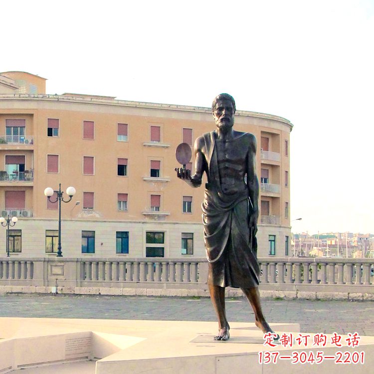 上海中领雕塑阿基米德经典雕塑,历久弥新!