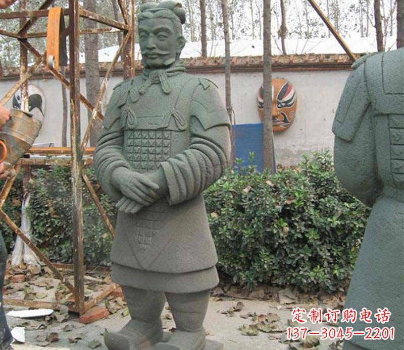 上海广场兵马俑石雕