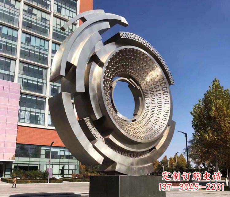 上海不锈钢工业齿轮雕塑