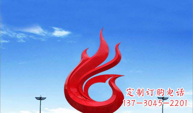 上海广场不锈钢凤凰雕塑1
