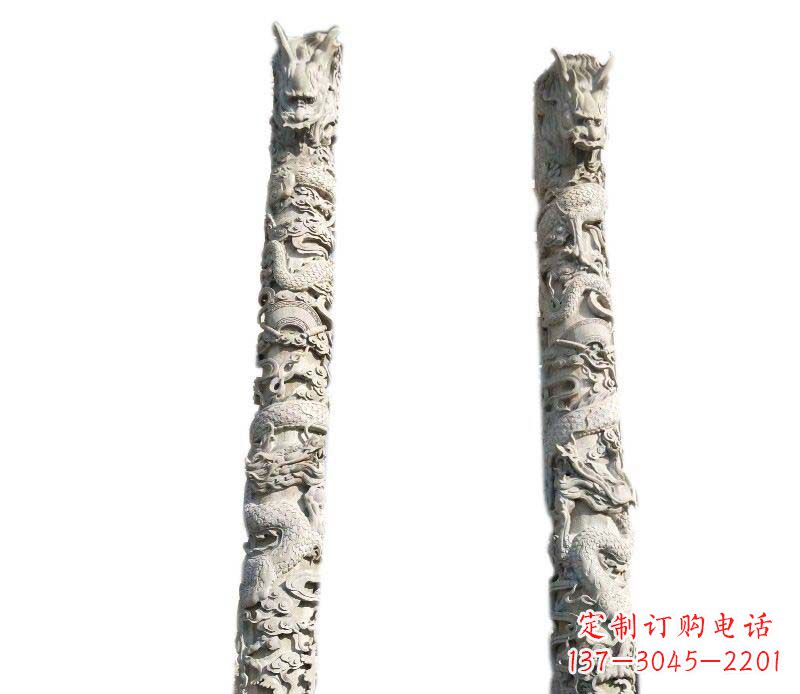 上海欣赏传统工艺,邀请专业大理石龙柱雕塑