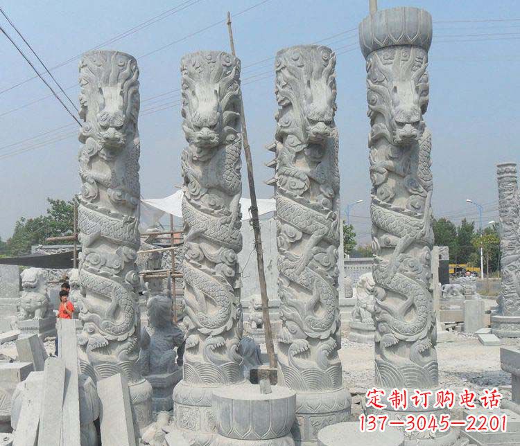 上海中领雕塑龙柱雕塑,历久弥新