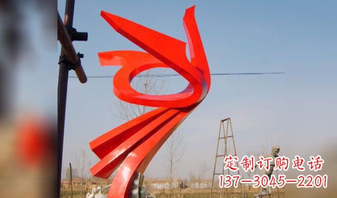 上海高贵凤凰不锈钢雕塑