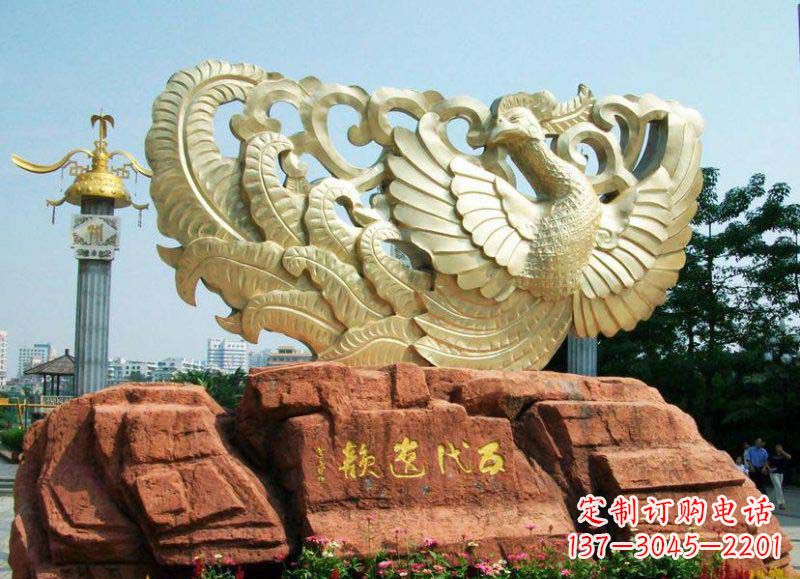 上海中领雕塑凤凰雕塑,精美绝伦