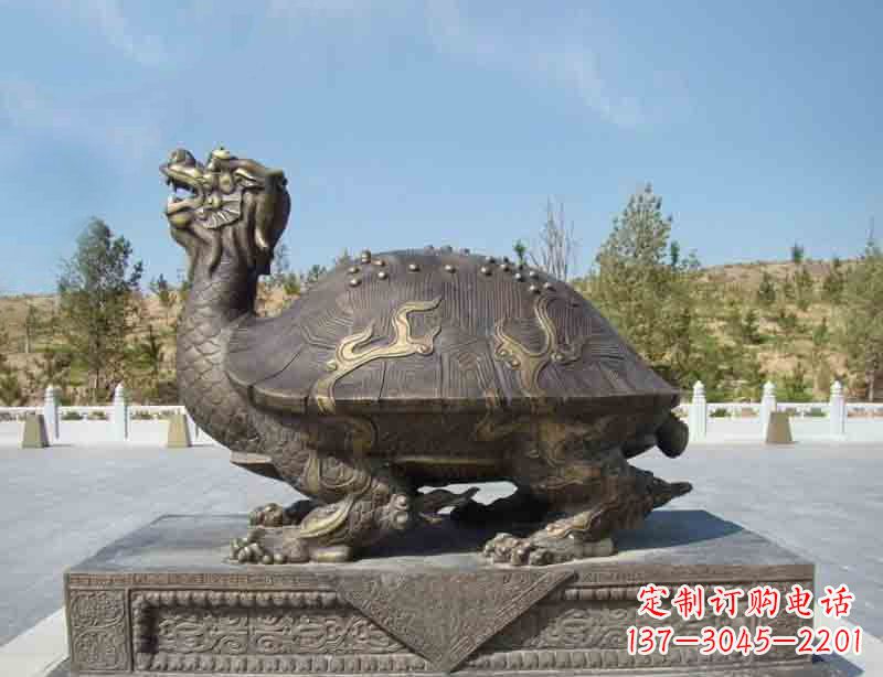上海我们中领雕塑特制的精美广场青铜龙雕塑