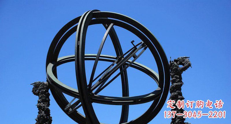上海广场青铜浑天仪雕塑