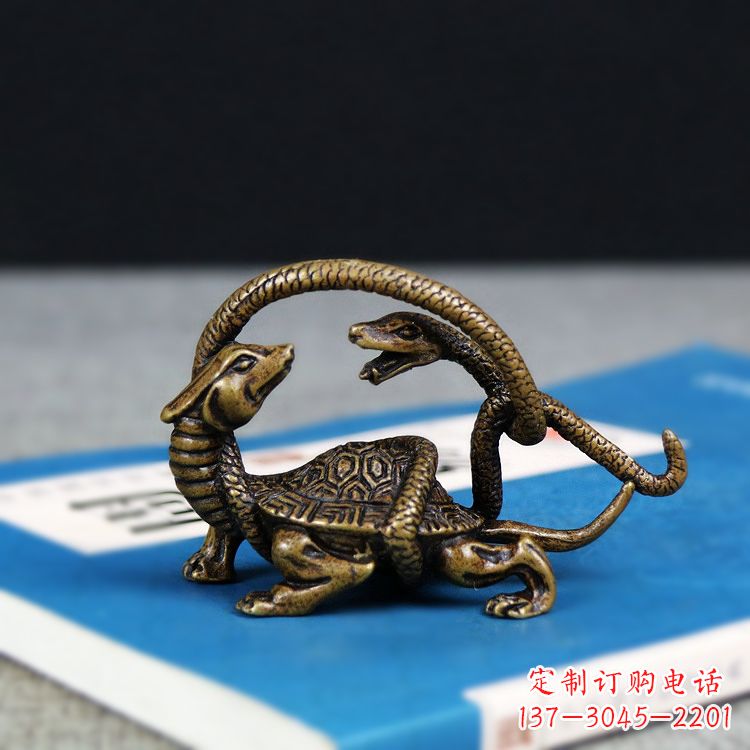 上海龟蛇神兽动物雕塑摆件