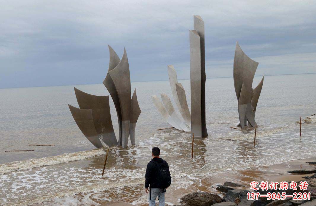 上海海洋船帆雕塑——送给宁静海滩的时刻