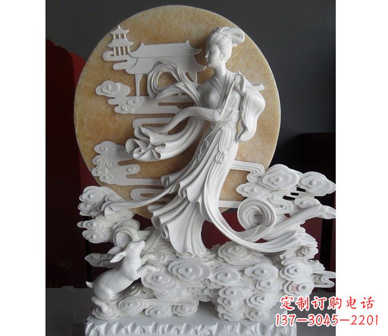 上海汉白玉嫦娥雕塑