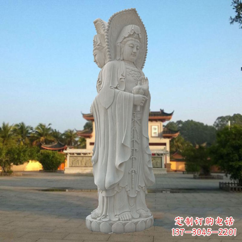 上海三面观音塑像，让你的生活充满智慧和祥和