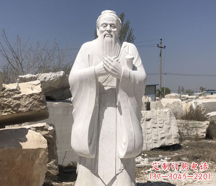 上海儒雅中国风孔子雕塑
