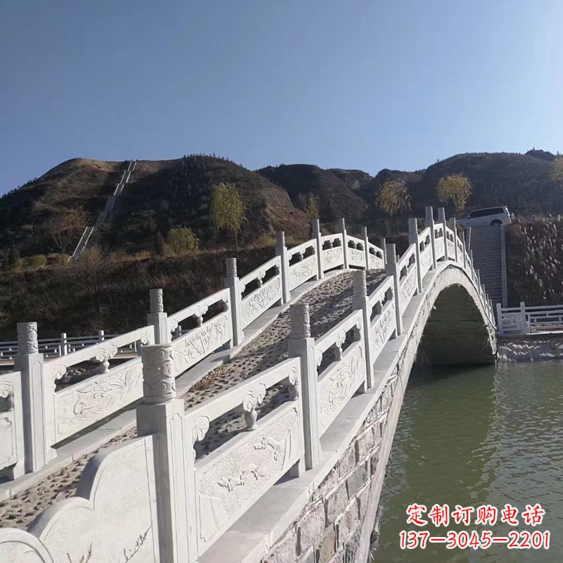 上海汉白玉路桥石栏杆雕塑